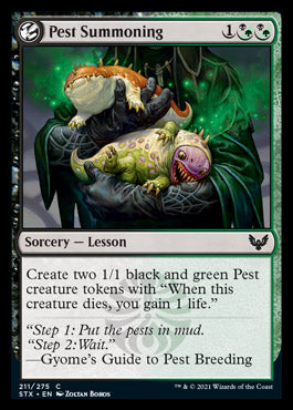 Pest Summoning [Strixhaven: School of Mages] | Webway Games
