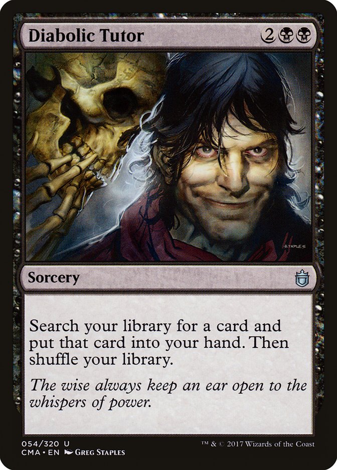 Diabolic Tutor [Commander Anthology] | Webway Games