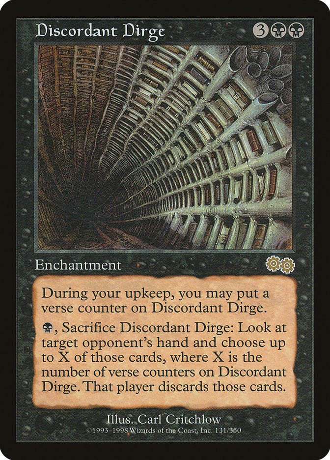 Discordant Dirge [Urza's Saga] | Webway Games