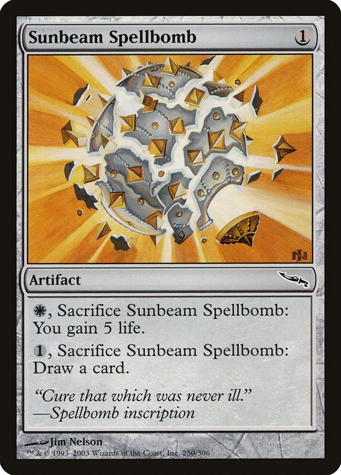 Sunbeam Spellbomb [Mirrodin] | Webway Games
