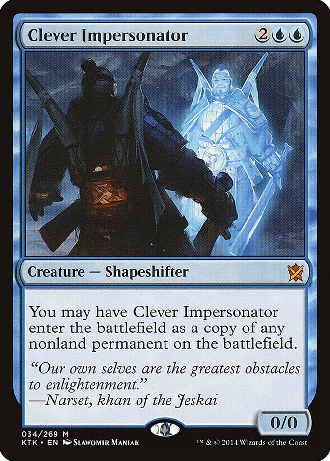 Clever Impersonator [Khans of Tarkir] | Webway Games