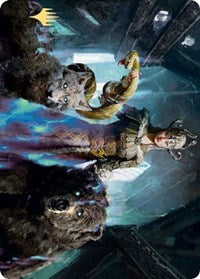 Kolvori, God of Kinship Art Card (Gold-Stamped Signature) [Kaldheim: Art Series] | Webway Games