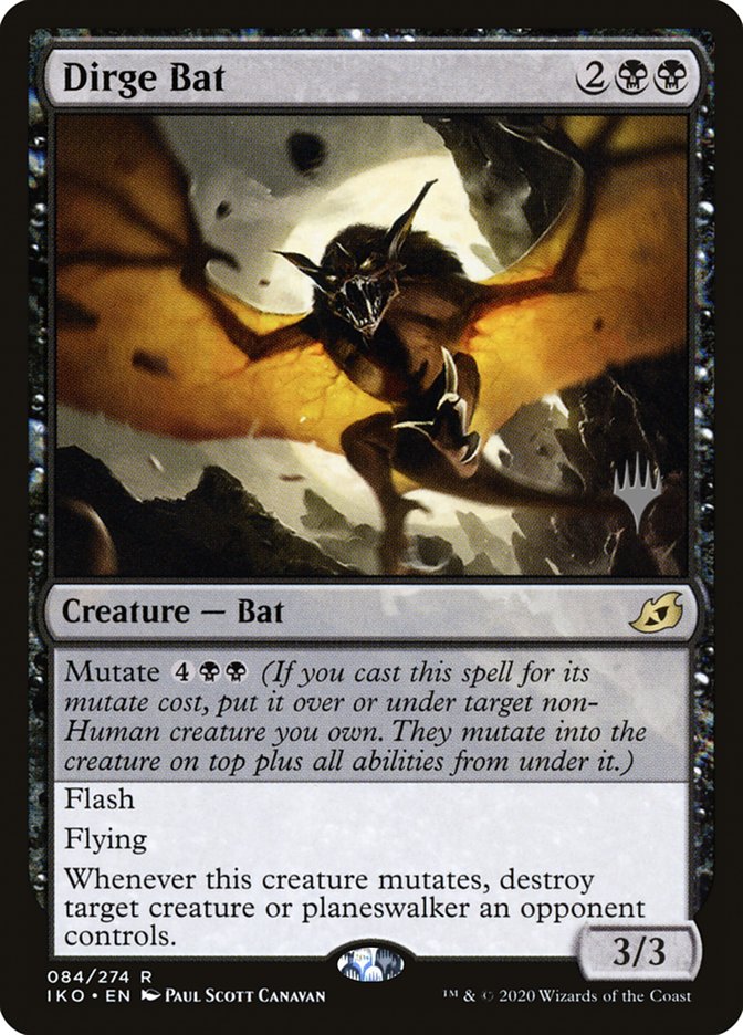 Dirge Bat (Promo Pack) [Ikoria: Lair of Behemoths Promos] | Webway Games