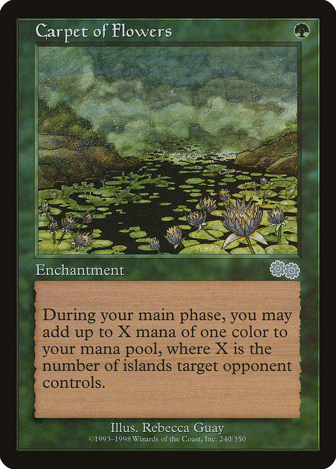 Carpet of Flowers [Urza's Saga] | Webway Games