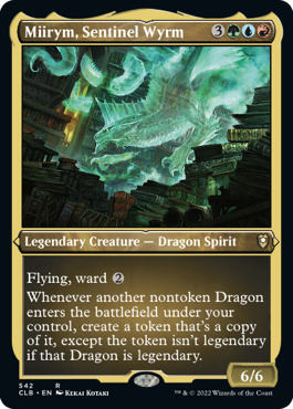 Miirym, Sentinel Wyrm (Foil Etched) [Commander Legends: Battle for Baldur's Gate] | Webway Games