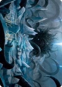 Icebreaker Kraken Art Card (Gold-Stamped Signature) [Kaldheim: Art Series] | Webway Games