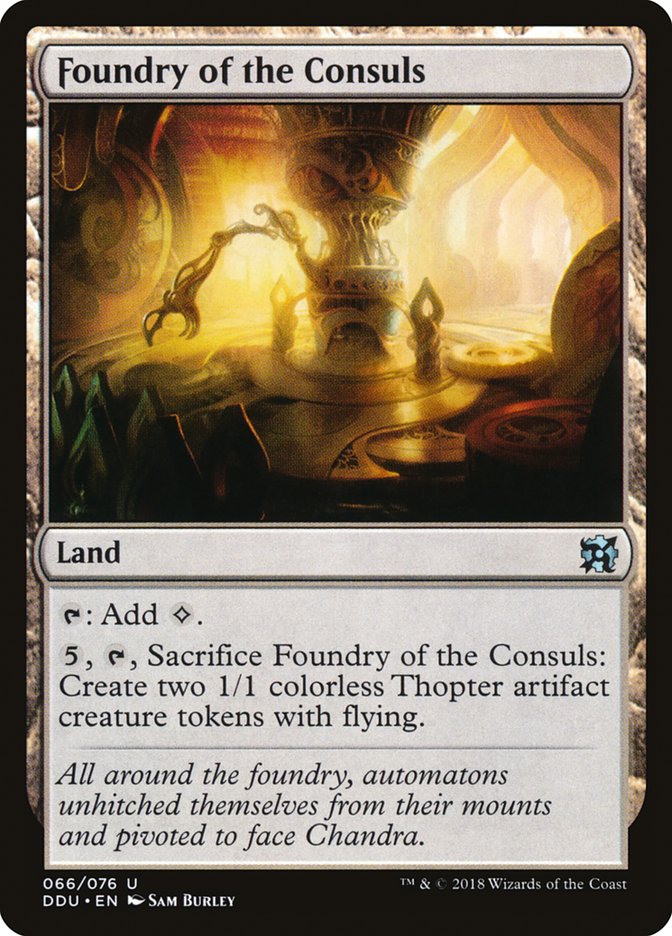 Foundry of the Consuls [Duel Decks: Elves vs. Inventors] | Webway Games