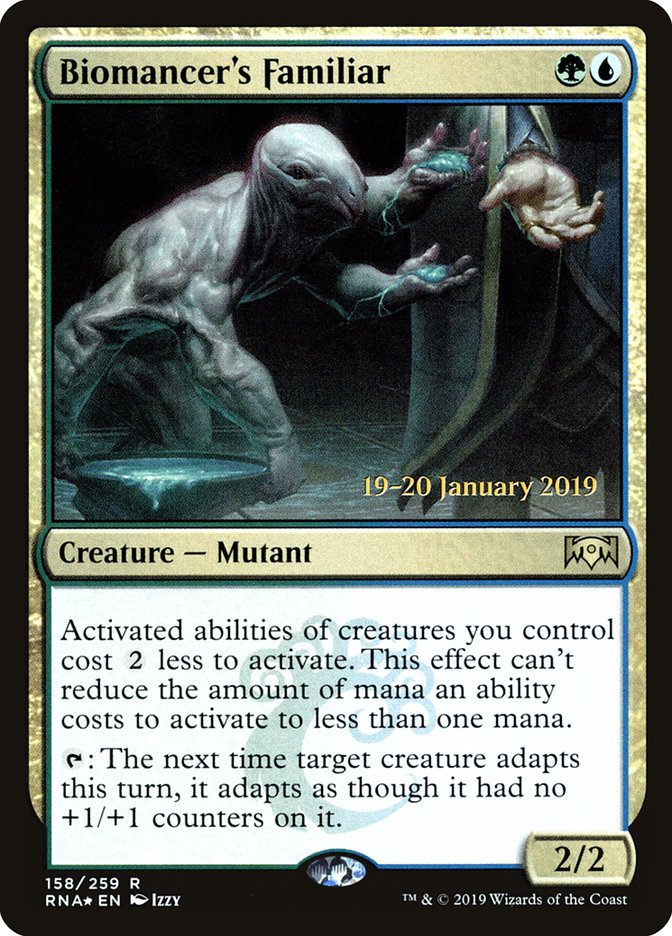 Biomancer's Familiar [Ravnica Allegiance Prerelease Promos] | Webway Games