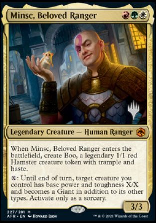 Minsc, Beloved Ranger (Promo Pack) [Dungeons & Dragons: Adventures in the Forgotten Realms Promos] | Webway Games