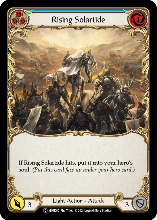 Rising Solartide (Blue) [U-MON080] Unlimited Normal | Webway Games