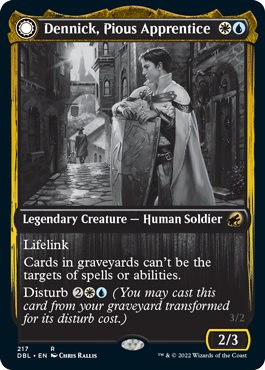 Dennick, Pious Apprentice // Dennick, Pious Apparition [Innistrad: Double Feature] | Webway Games