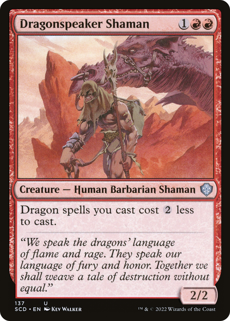 Dragonspeaker Shaman [Starter Commander Decks] | Webway Games