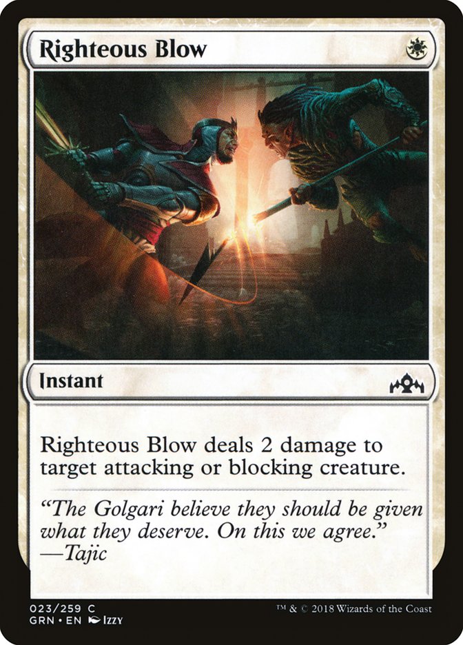 Righteous Blow [Guilds of Ravnica] | Webway Games