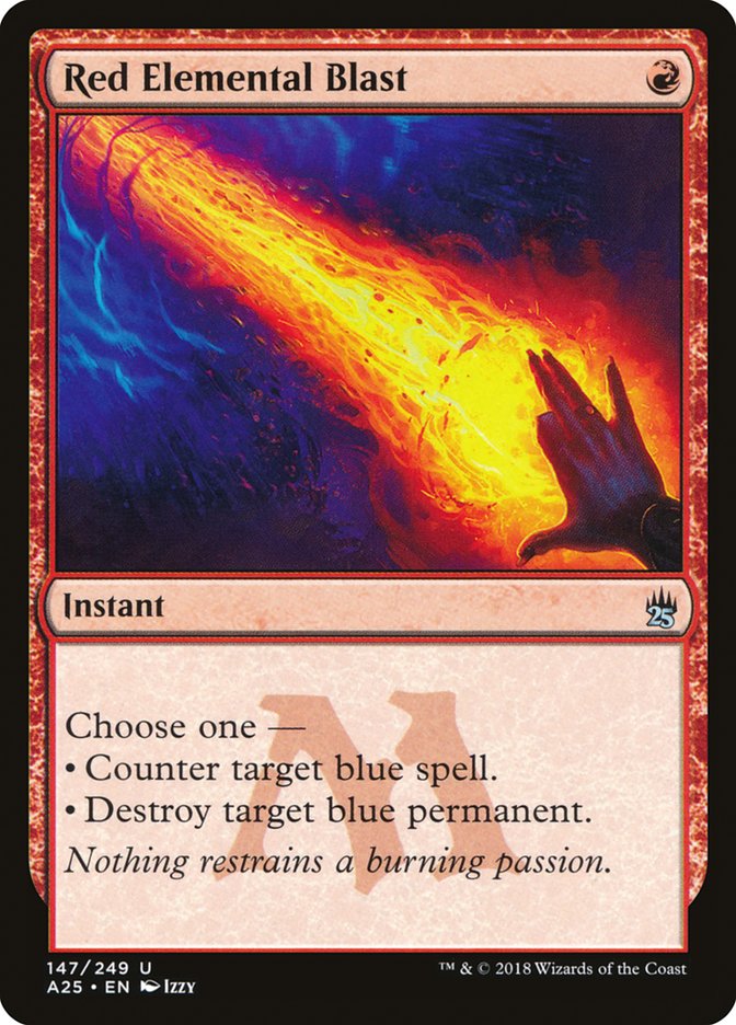 Red Elemental Blast [Masters 25] | Webway Games