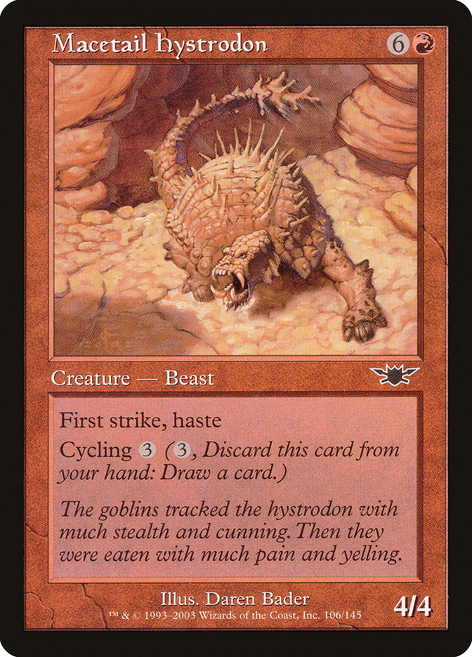 Macetail Hystrodon [Legions] | Webway Games