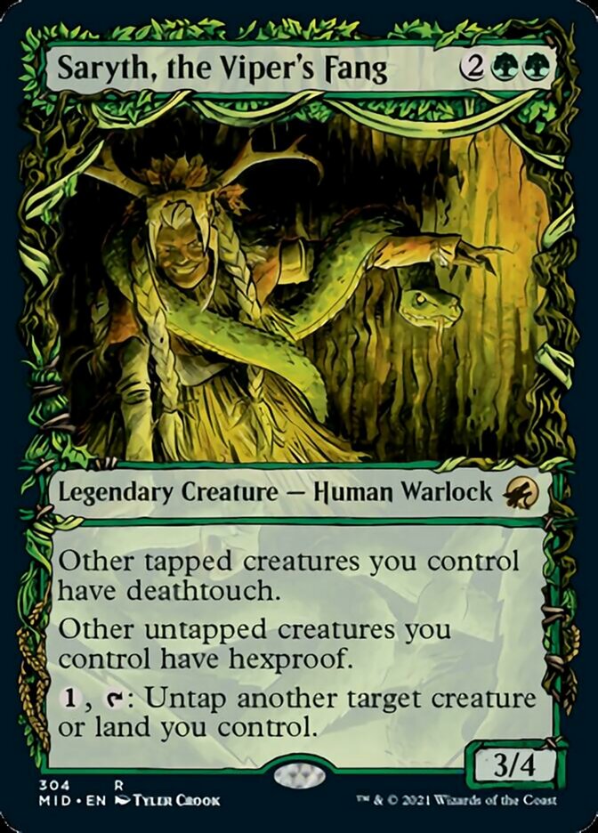 Saryth, the Viper's Fang (Showcase Equinox) [Innistrad: Midnight Hunt] | Webway Games