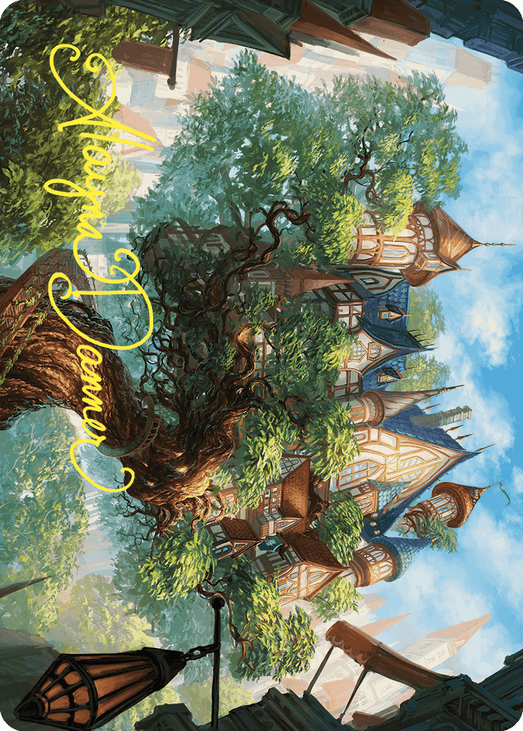 Edgewall Inn Art Card (Gold-Stamped Signature) [Wilds of Eldraine Art Series] | Webway Games