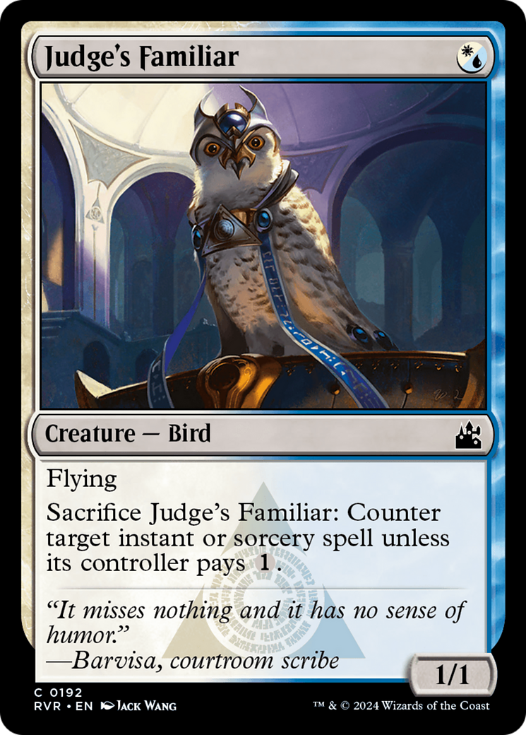 Judge's Familiar [Ravnica Remastered] | Webway Games