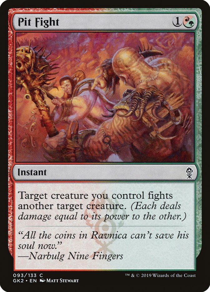 Pit Fight [Ravnica Allegiance Guild Kit] | Webway Games