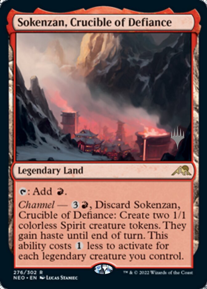 Sokenzan, Crucible of Defiance (Promo Pack) [Kamigawa: Neon Dynasty Promos] | Webway Games