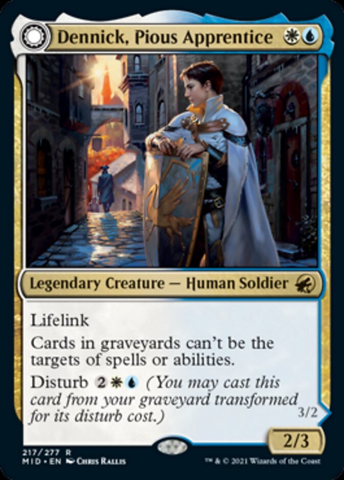 Dennick, Pious Apprentice // Dennick, Pious Apparition [Innistrad: Midnight Hunt] | Webway Games