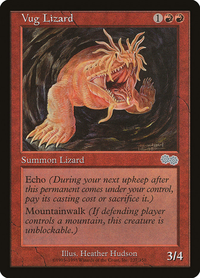 Vug Lizard [Urza's Saga] | Webway Games