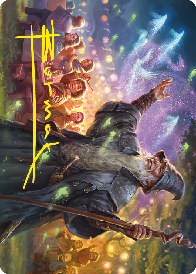 Gandalf, Friend of the Shire Art Card (Gold-Stamped Signature) [The Lord of the Rings: Tales of Middle-earth Art Series] | Webway Games