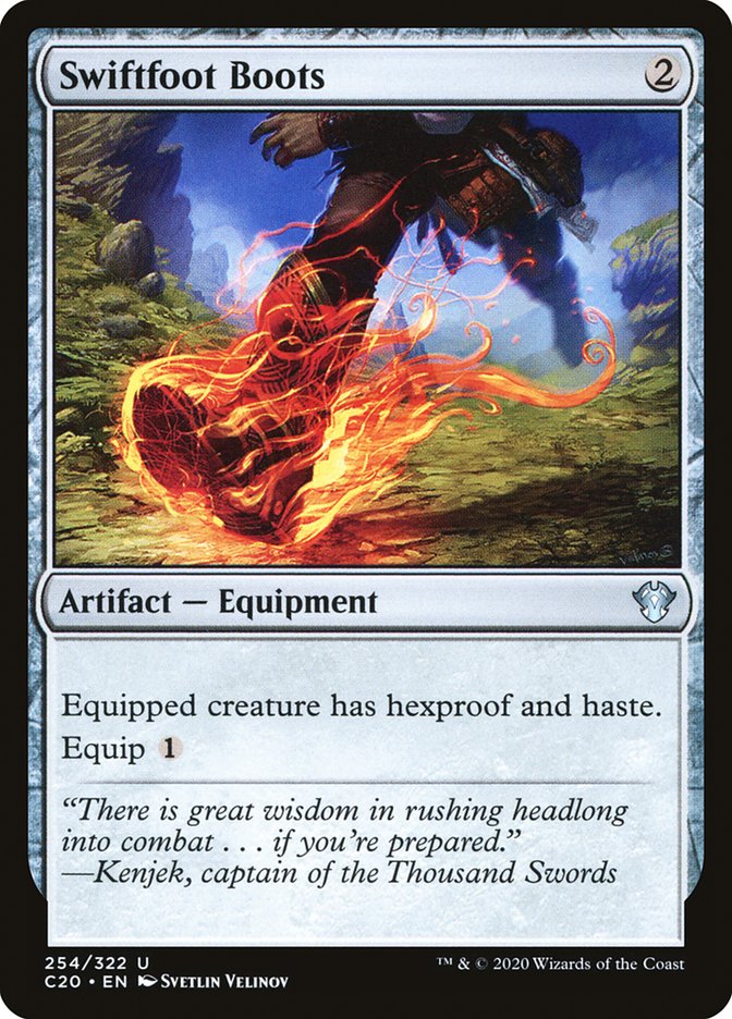 Swiftfoot Boots [Commander 2020] | Webway Games