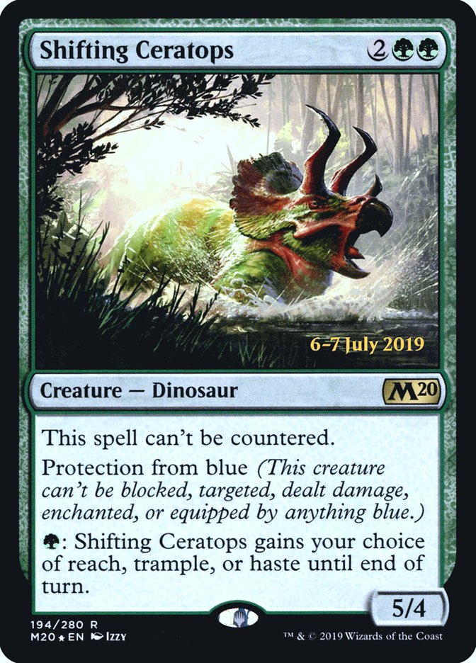 Shifting Ceratops  [Core Set 2020 Prerelease Promos] | Webway Games