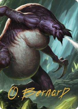 Ettercap Art Card (Gold-Stamped Signature) [Commander Legends: Battle for Baldur's Gate Art Series] | Webway Games