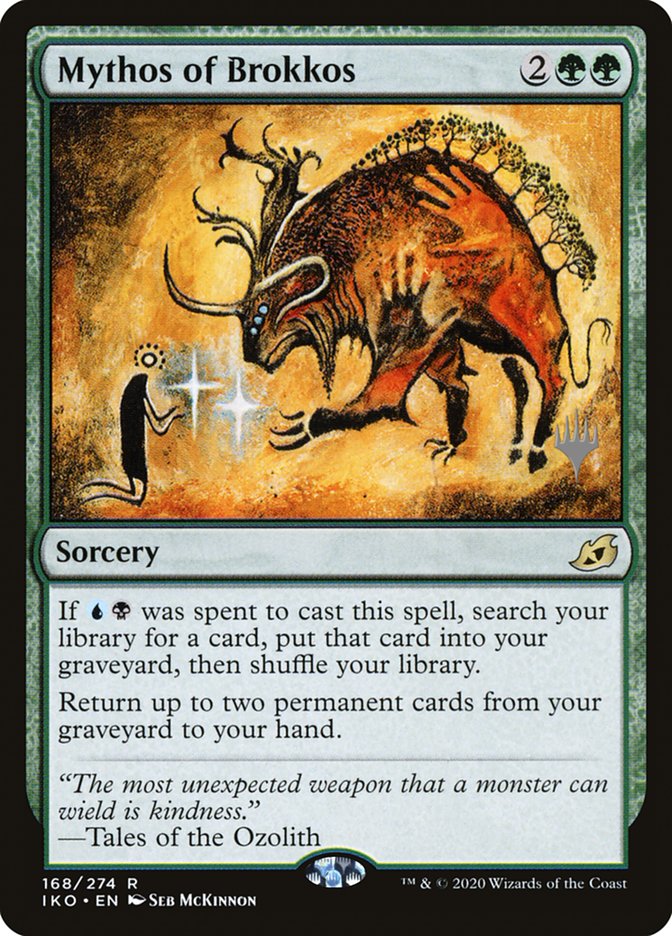 Mythos of Brokkos (Promo Pack) [Ikoria: Lair of Behemoths Promos] | Webway Games