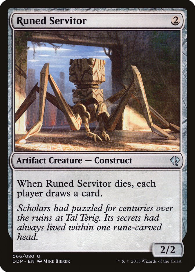 Runed Servitor [Duel Decks: Zendikar vs. Eldrazi] | Webway Games
