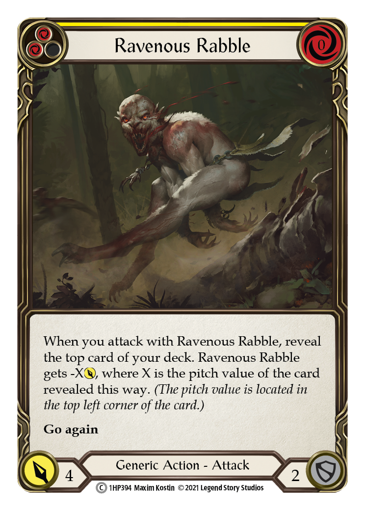 Ravenous Rabble (Yellow) [1HP394] | Webway Games
