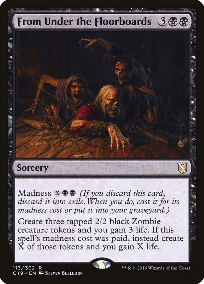 From Under the Floorboards [Commander 2019] | Webway Games