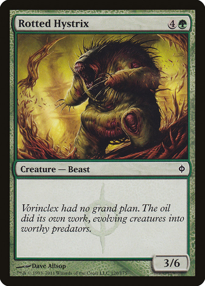 Rotted Hystrix [New Phyrexia] | Webway Games
