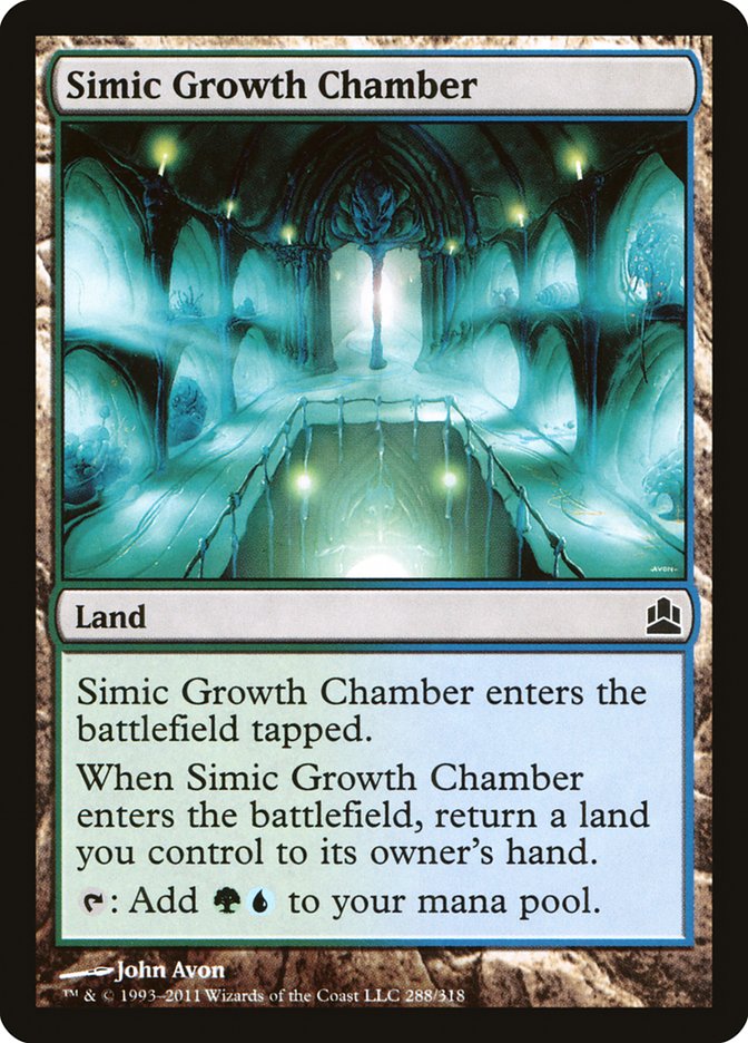 Simic Growth Chamber [Commander 2011] | Webway Games