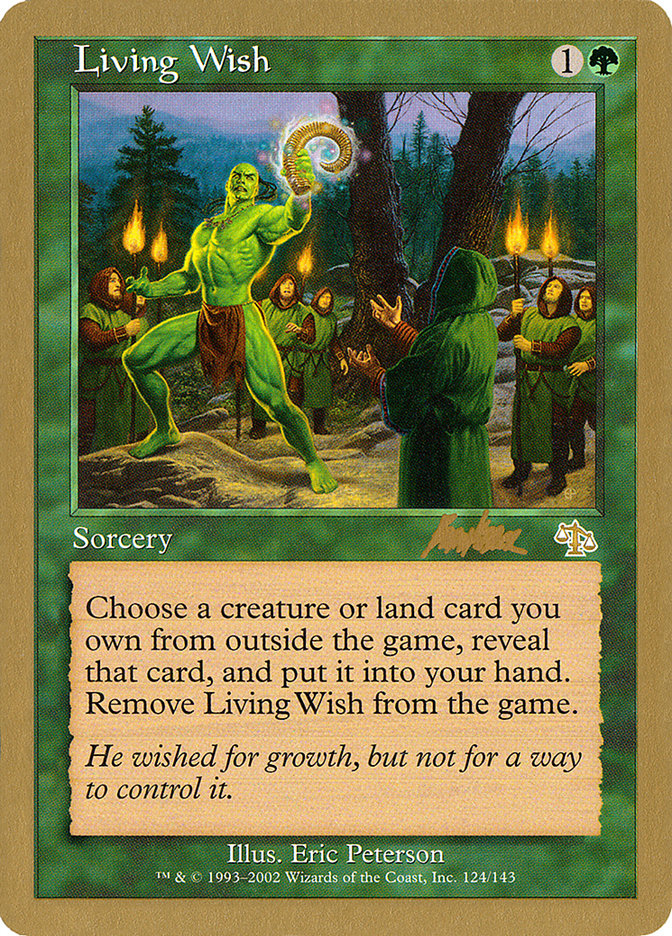 Living Wish (Brian Kibler) [World Championship Decks 2002] | Webway Games