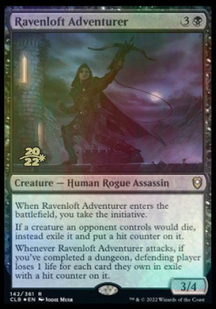 Ravenloft Adventurer [Commander Legends: Battle for Baldur's Gate Prerelease Promos] | Webway Games