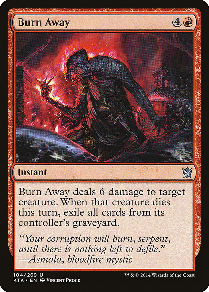 Burn Away [Khans of Tarkir] | Webway Games