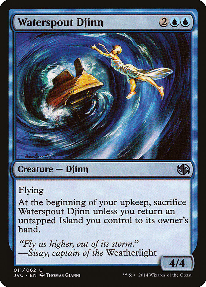 Waterspout Djinn [Duel Decks Anthology] | Webway Games