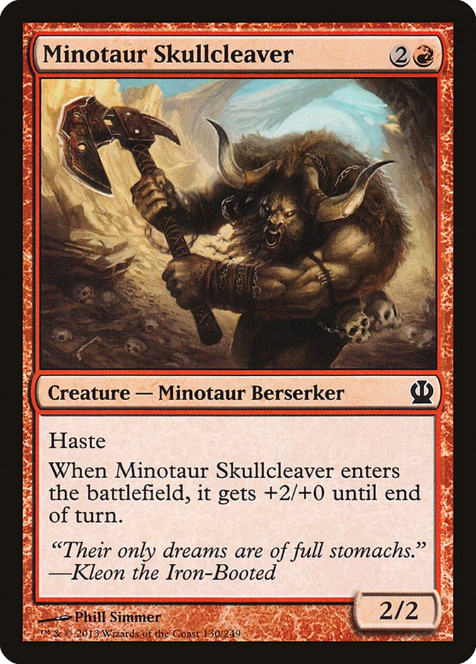 Minotaur Skullcleaver [Theros] | Webway Games