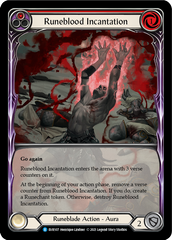 Runeblood Incantation (Red) [EVR107] (Everfest)  1st Edition Extended Art Rainbow Foil | Webway Games