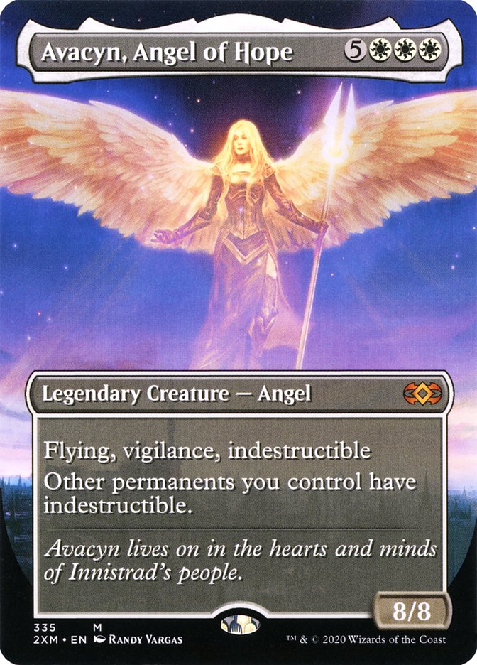Avacyn, Angel of Hope (Borderless) [Double Masters] | Webway Games