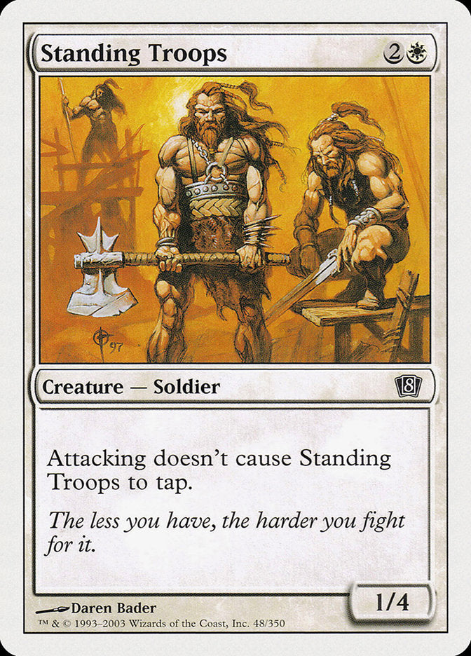 Standing Troops [Eighth Edition] | Webway Games