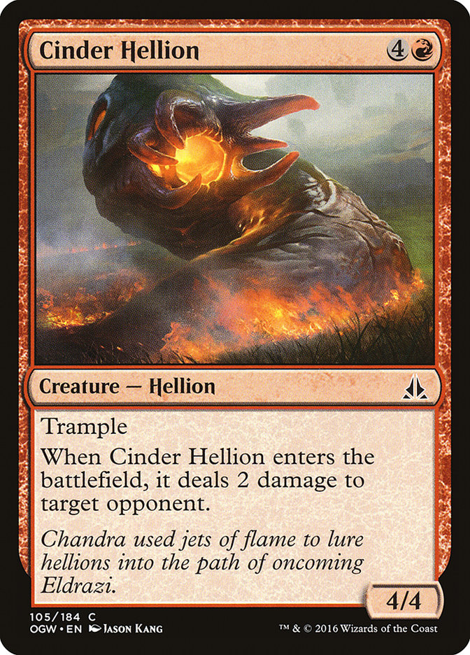 Cinder Hellion [Oath of the Gatewatch] | Webway Games