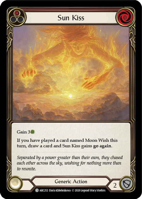 Sun Kiss (Red) [ARC212] Unlimited Rainbow Foil | Webway Games
