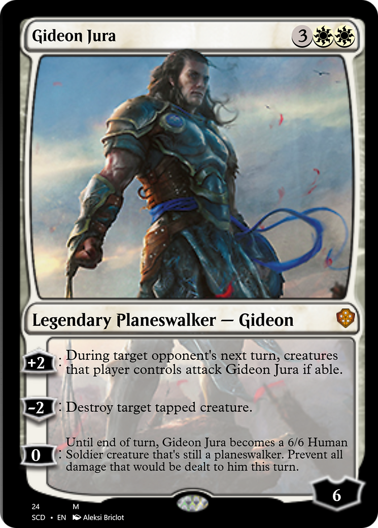 Gideon Jura [Starter Commander Decks] | Webway Games