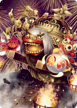 March of Reckless Joy Art Card [Kamigawa: Neon Dynasty Art Series] | Webway Games