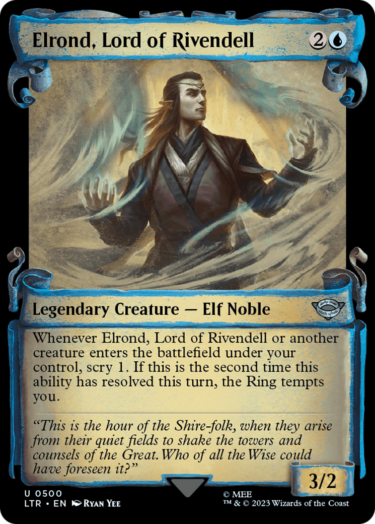 Elrond, Lord of Rivendell [The Lord of the Rings: Tales of Middle-Earth Showcase Scrolls] | Webway Games