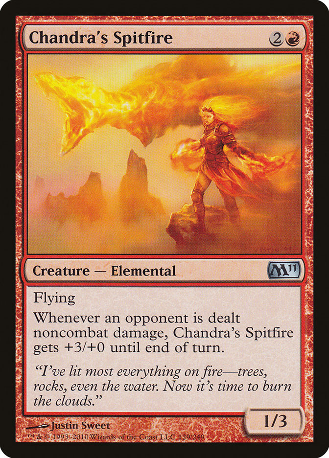 Chandra's Spitfire [Magic 2011] | Webway Games